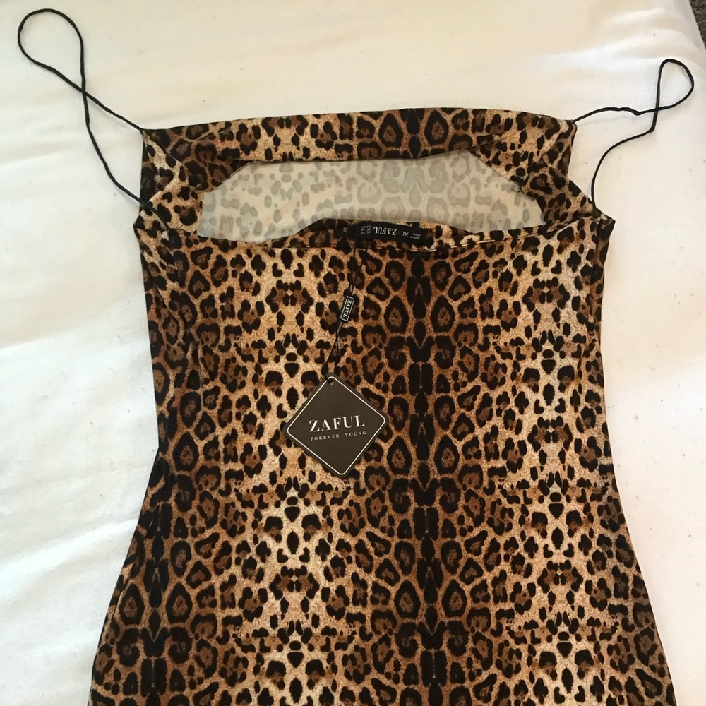 Cheetah print dress size 10